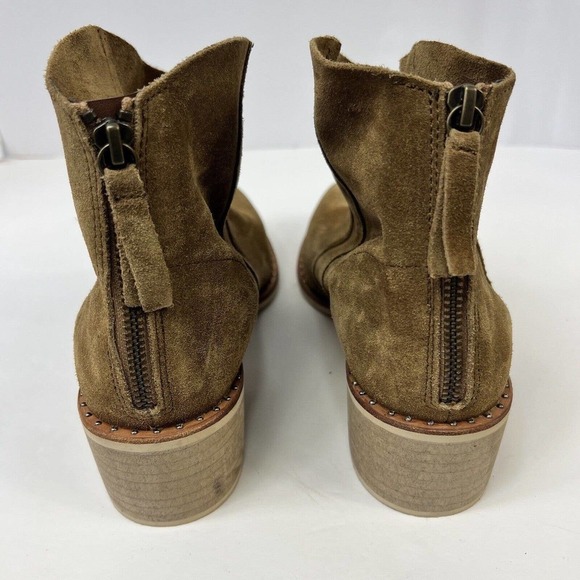 Crevo Brown Suede Ankle Boots - Picture 8 of 12